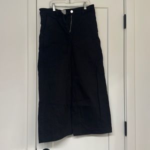 Everlane Wide Leg Capri - Size 27 - Black